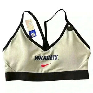 Arizona Wildcats Nike Indy Lights Support Sports Bra Black Gray Padded SZ Small